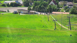 Horní část sjezdovky skiareálu Hlubočky