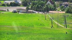Horní část sjezdovky skiareálu Hlubočky