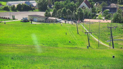 Horní část sjezdovky skiareálu Hlubočky