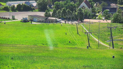 Horní část sjezdovky skiareálu Hlubočky