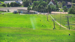 Horní část sjezdovky skiareálu Hlubočky