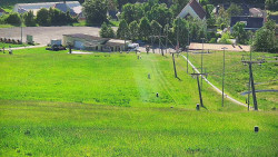 Horní část sjezdovky skiareálu Hlubočky