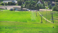Horní část sjezdovky skiareálu Hlubočky