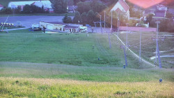 Horní část sjezdovky skiareálu Hlubočky