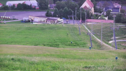 Horní část sjezdovky skiareálu Hlubočky