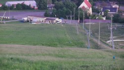 Horní část sjezdovky skiareálu Hlubočky