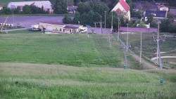 Horní část sjezdovky skiareálu Hlubočky