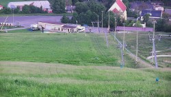 Horní část sjezdovky skiareálu Hlubočky