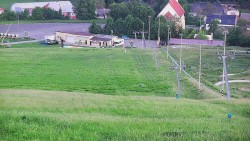 Horní část sjezdovky skiareálu Hlubočky