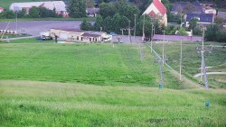 Horní část sjezdovky skiareálu Hlubočky