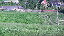 Horní část sjezdovky skiareálu Hlubočky
