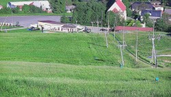 Horní část sjezdovky skiareálu Hlubočky