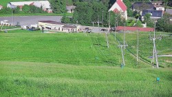 Horní část sjezdovky skiareálu Hlubočky