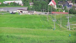 Horní část sjezdovky skiareálu Hlubočky