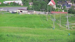 Horní část sjezdovky skiareálu Hlubočky