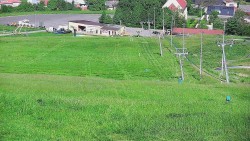 Horní část sjezdovky skiareálu Hlubočky