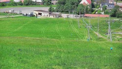 Horní část sjezdovky skiareálu Hlubočky