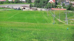 Horní část sjezdovky skiareálu Hlubočky