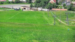 Horní část sjezdovky skiareálu Hlubočky