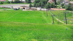 Horní část sjezdovky skiareálu Hlubočky