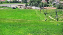 Horní část sjezdovky skiareálu Hlubočky