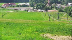 Horní část sjezdovky skiareálu Hlubočky