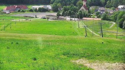 Horní část sjezdovky skiareálu Hlubočky
