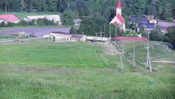 Horní část sjezdovky skiareálu Hlubočky