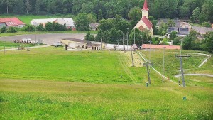 Skiareál Hlubočky - Horní část sjezdovky skiareálu Hlubočky - 31.5.2026 v 16:50 Skiareál Hlubočky - Horní část sjezdovky skiareálu Hlubočky - 31.5.2026 v 16:50
