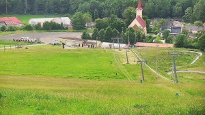 Skiareál Hlubočky - Horní část sjezdovky skiareálu Hlubočky - 31.5.2026 v 17:30 Skiareál Hlubočky - Horní část sjezdovky skiareálu Hlubočky - 31.5.2026 v 17:30