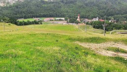 Horní část sjezdovky skiareálu Hlubočky
