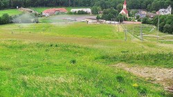 Horní část sjezdovky skiareálu Hlubočky