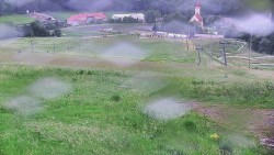 Horní část sjezdovky skiareálu Hlubočky