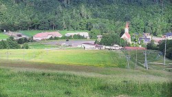 Horní část sjezdovky skiareálu Hlubočky