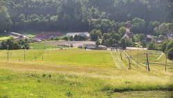 Horní část sjezdovky skiareálu Hlubočky