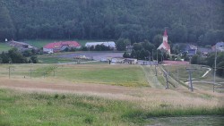 Horní část sjezdovky skiareálu Hlubočky
