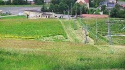 Horní část sjezdovky skiareálu Hlubočky