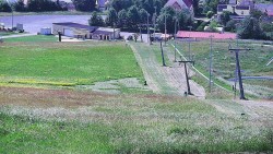Horní část sjezdovky skiareálu Hlubočky