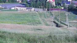 Horní část sjezdovky skiareálu Hlubočky