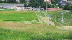 Horní část sjezdovky skiareálu Hlubočky