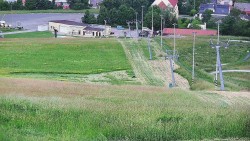 Horní část sjezdovky skiareálu Hlubočky