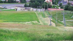 Horní část sjezdovky skiareálu Hlubočky