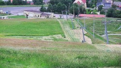 Horní část sjezdovky skiareálu Hlubočky