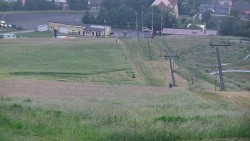 Horní část sjezdovky skiareálu Hlubočky