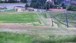 Horní část sjezdovky skiareálu Hlubočky