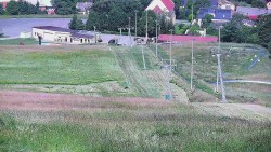 Horní část sjezdovky skiareálu Hlubočky