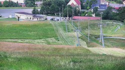 Horní část sjezdovky skiareálu Hlubočky