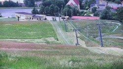 Oberer Teil der Skipiste im Skigebiet Hlubočky