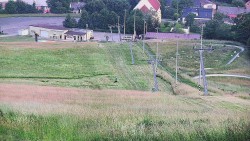 Horní část sjezdovky skiareálu Hlubočky