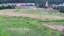 Oberer Teil der Skipiste im Skigebiet Hlubočky